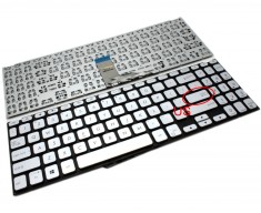 TASTATURA LAPTOP Asus X512FB ASUS ARGINTIE LAYOUT US FARA ILUMINARE foto