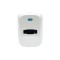 Dispenser hartie igienica Limpio, 22 x 22 cm, ABS, Alb