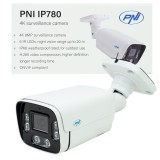 Cumpara ieftin Resigilat : Camera supraveghere video PNI IP780, 8MP, 4K, IP, 6 LED-uri IR, IP66,