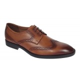 Pantofi barbati eleganti din piele naturala maro Lucas Shoes - 500CON