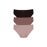 Cumpara ieftin Set 3 perechi de chiloti din bumbac, pentru dama, 55000, Nude