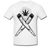 Tricou " Marijuana Blunt Drawings "