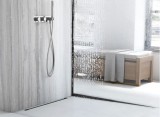 Profil Panta Cadita Dus 100cm REA Black Otel Inox Mascare Imperfectiuni Montaj