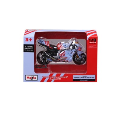 Maisto motocicleta metalica ducati desmosedici gp team gresini racing scara 1 la 18 foto