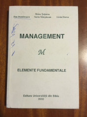 Tuturca - Management. Elemente fundamentale (Sibiu, 2002) Stare foarte buna! foto