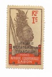 Gabon - Africa Ecuatoriala - Razboinic, Culori noi, supratipar, 1924-1931 - neobliterat