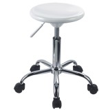 Scaun laborator Berna, PVC, Cadru cromat, Inaltime reglabila, 80 kg