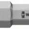 Bit 840/4 Z, Hexagonal H8x50mm, Wera 05059625001 HardWork ToolsRange
