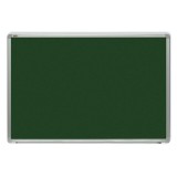 Tabla verde magnetica cu rama din aluminiu, 120 x 180 cm, pentru creta, Optima