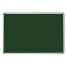 Tabla verde magnetica cu rama din aluminiu, 120 x 150 cm, pentru creta, Optima