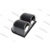 Suport pentru 2 ceasuri indicatoare de 52mm fixare bord