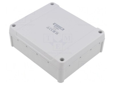 Cutie de conexiuni IP54 gri 119x139x49mm foto