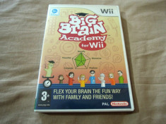 Joc Big Brain Academy, wii, original foto