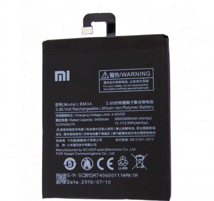 Acumulator Xiomi Mi Note 3 BM3A, OEM, LXT