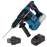 Bosch GBH 18V-26 F + GAL 1880 CV - Rotopercutor SDS-Plus fara acumulatori Li-Ion 18 V - Ah 2.6 J mandrina interschimbabila + Incarcator acumulatori