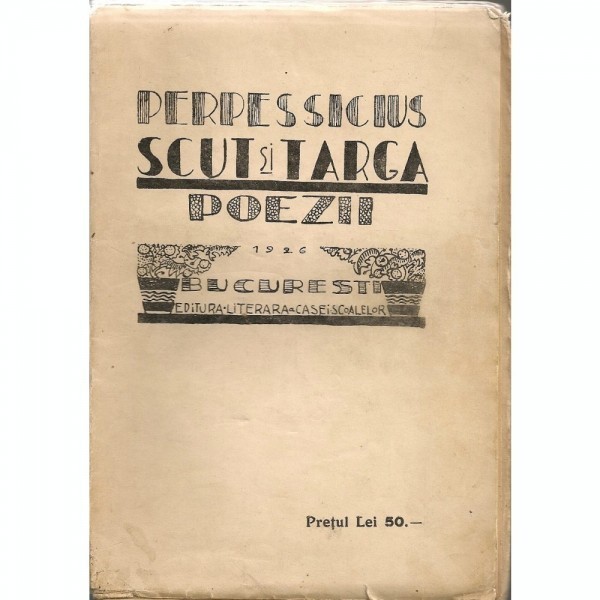 SCUT SI TARGA - PERPESSICIUS (POEZII)