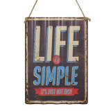 Decoratiune ondulata cu un mesaj motivational NS-420