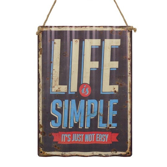 Decoratiune ondulata cu un mesaj motivational NS-420