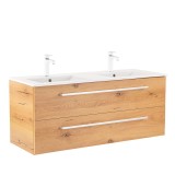 Dulap inferior Vario Clam 120 cu lavoar stejar-stejar