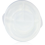 Twistshake Divided Plate farfurie compartimentată cu capac White 6 m+ 1 buc
