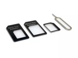 Adaptor Cartela SIM 4 in 1 Sandberg 440-78: Nano, Micro, Standard + Ac Extragere SIM iPhone