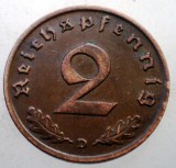 2.601 GERMANIA 2 REICHSPFENNIG 1937 D