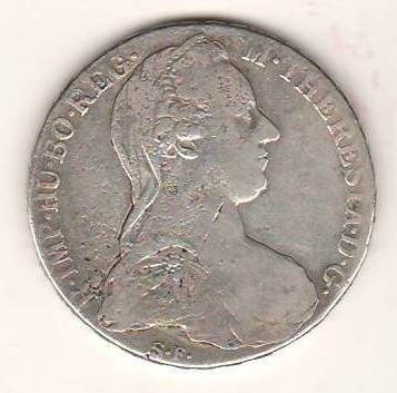SV * Austria / Imperiul Habsburgic THALER 1780 SF (rebatere) &amp;Icirc;mp. Maria Theresia foto