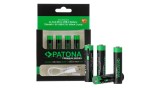 PATONA Premium USB-C 4x AAA Micro baterii re&icirc;ncărcabile Litiu 750mWh 1.5V re&icirc;ncărcabile cu cablu de &icirc;ncărcare USB-C 1 la 2
