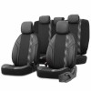 Set huse scaune PREMIUM, Universale, fractionate OTOM HORIZON 1808 negru/fumuriu, Amio