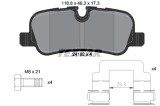 Set placute frana TEXTAR 2419201