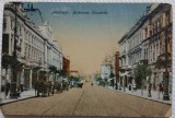 Carte postala Bucuresti Bulevardul Elisabeta, perioada interbelica