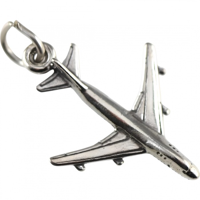 Pandantiv, jolie silver, argint 925, model avion, 25 x 20 mm, 1.2 g