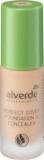 Alverde Naturkosmetik Perfect Cover fond de ten &amp; concealer 40, 20 ml