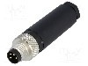 Conector M8, 4 pini, clasa etanseitate {{Clasa etan&amp;#351;eitate}}, LUMBERG AUTOMATION - 28045 RSMCK 4