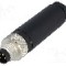 Conector M8, 4 pini, clasa etanseitate {{Clasa etan&amp;#351;eitate}}, LUMBERG AUTOMATION - 28045 RSMCK 4