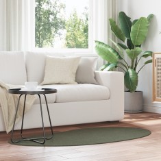 vidaXL Covor de zonă verde pădure 80x150 cm poliester antiderapant