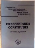 INTERPRETAREA CONSTITUTIEI DOCTRINA SI PRACTICA , 2002