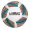 Minge de Fotbal, Model Zigzag, Alb, Dungi Colorate, Marime 2