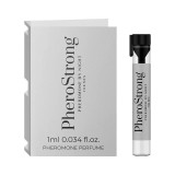 Mostră parfum cu feromoni PHEROSTRONG By Night For Men, pentru bărbați, note de grepfrut, mandarină și patchouli, 1 ml