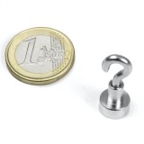 Magnet neodim oala &Oslash;10 mm, cu carlig, putere 3 kg