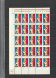 30 ANI DE LA NATIONALIZARE ( LP 958 ) 1978 OBLITERATA BLOC DE 25, Stampilat