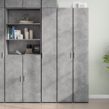 VidaXL Dulap &icirc;nalt, gri beton, 30x42,5x185 cm, lemn prelucrat