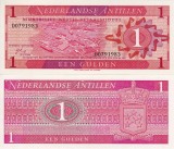 Antilele Olandeze 1 Gulden 1970, UNC, Bancnota Veche, Neutilizata