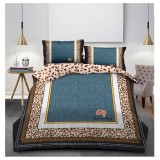 Cumpara ieftin Lenjerie de Pat, Bumbac Finet 3D, 6 Piese, Pat Dublu - SIPRA2-34