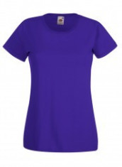 Tricou FRUIT OF THE LOOM Lady Fit Purple foto