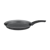 Cumpara ieftin Tigaie aluminiu grill Zilan ZLN-2126, diametru 28 cm, interior teflon, Floria