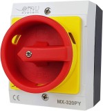 Intrerupator 20A 4kw 0-1 ON-OFF 3 poli 400V AC IP65 industrial aplicat casetat, Omu System