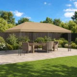 Foisor pentru Gradina 6 x 3 m Bej Poliester si otel 190 gsm