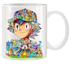 Cana alba personalizata Pok&eacute;mon GO, INOVATIX&reg;. 330ml