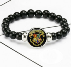 Bratara HARRY POTTER Cu Margele - Model Hogwarts 2 foto